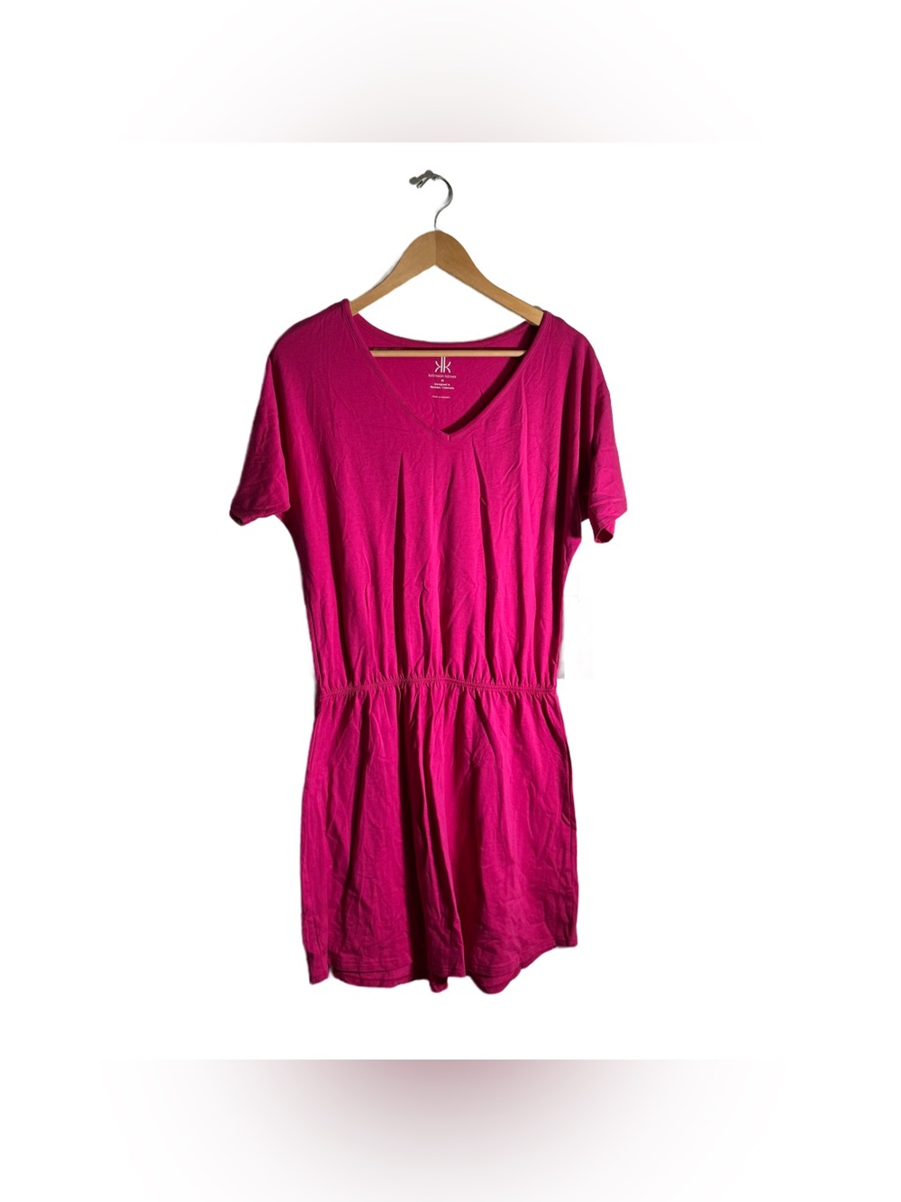 Krimson Klover Natalie Dress Women's Small Short Sleeve T-Shirt Pink Cotton NWT
